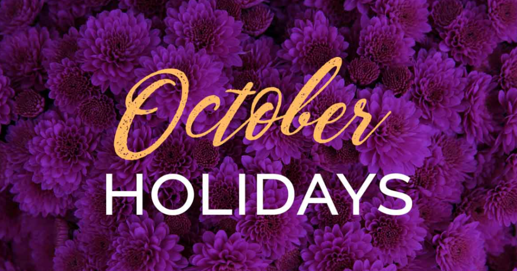 अक्टूबर 2025 में पड़ने वाले राष्ट्रीय और अंतर्राष्ट्रीय दिवसों की पूरी लिस्ट — जानिए कौन-सा दिन है खास!